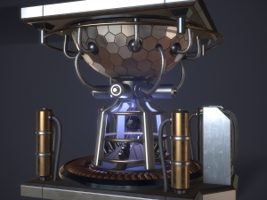 sci-fi reactor core 3D Model
