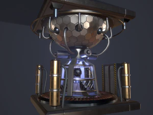 sci-fi reactor core 3D Model