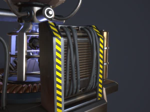 sci-fi reactor core 3D Model