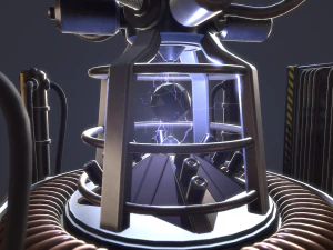 sci-fi reactor core 3D Model