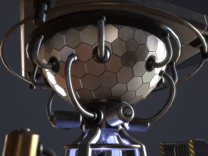 sci-fi reactor core 3D Model