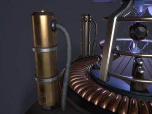 sci-fi reactor core 3D Model