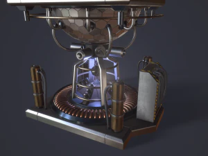 sci-fi reactor core 3D Model