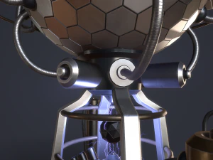 sci-fi reactor core 3D Model