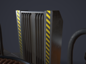 sci-fi reactor core 3D Модель