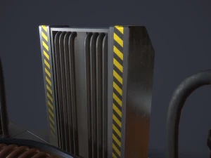 sci-fi reactor core 3D Model
