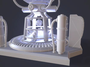 sci-fi reactor core 3D Model