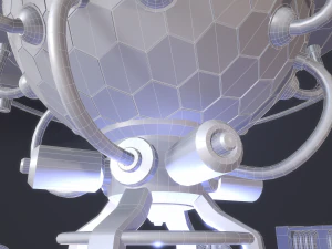 sci-fi reactor core 3D Model