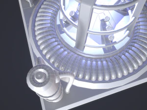 sci-fi reactor core 3D Model