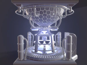 sci-fi reactor core 3D Model