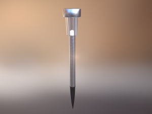 solar powered garden light 3Dモデル