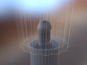 solar powered garden light 3D Model