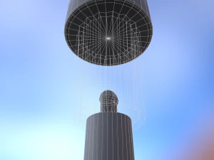 solar powered garden light 3D Model