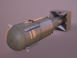 littleboy atomic bomb 3D 모델