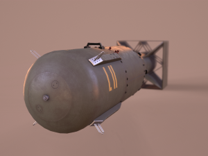 littleboy atomic bomb 3D-Modell