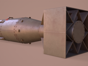 littleboy atomic bomb 3D-Modell