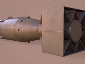 littleboy atomic bomb 3D Model