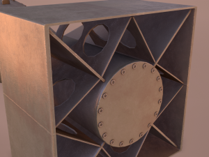 littleboy atomic bomb 3D-Modell