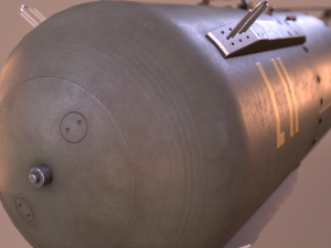 littleboy atomic bomb 3D-Modell