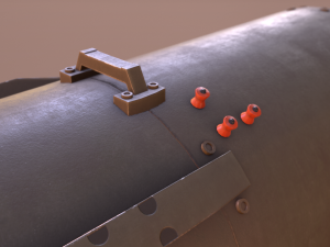 littleboy atomic bomb 3D-Modell