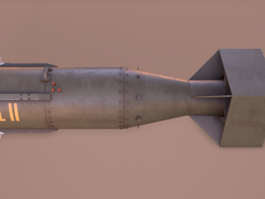littleboy atomic bomb 3D-Modell