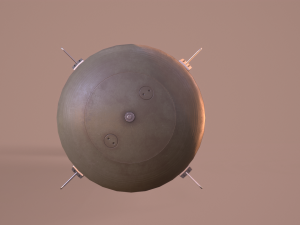 littleboy atomic bomb 3D-Modell