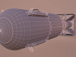 littleboy atomic bomb 3D Model