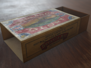 englands glory vintage matchbox Modèle 3D