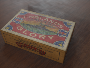 englands glory vintage matchbox Modèle 3D