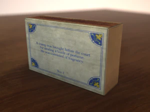 englands glory vintage matchbox 3D Model