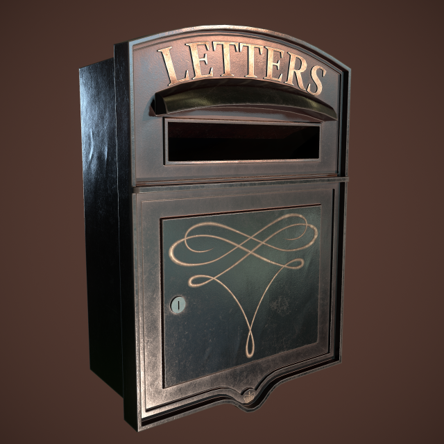 letterbox Modelo 3D .c4d .max .obj .3ds .fbx .stl .blend 