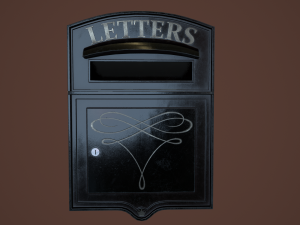 letterbox Modelo 3D