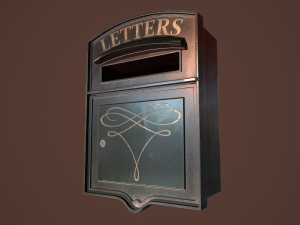 letterbox Modelo 3D