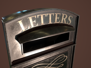 letterbox Modelo 3D