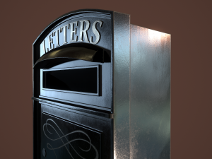 letterbox Modelo 3D