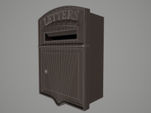 letterbox Modelo 3D