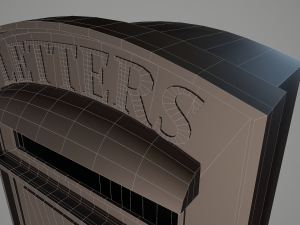 letterbox Modelo 3D