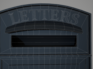 letterbox Modelo 3D