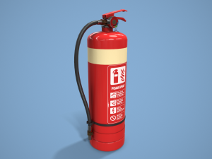 fire extinguisher 3D 模型