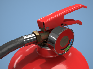fire extinguisher 3D 模型