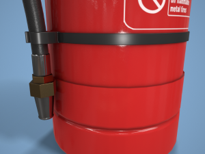 fire extinguisher 3D 模型