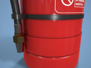 fire extinguisher 3D Model