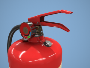 fire extinguisher 3D 模型