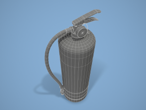 fire extinguisher 3D 模型