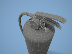 fire extinguisher 3D 模型