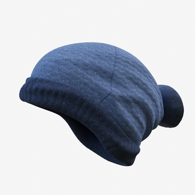 bobble hat Model 3D .c4d .max .obj .3ds .fbx .stl .blend 