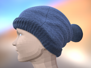 bobble hat Model 3D