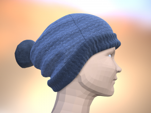 bobble hat Model 3D