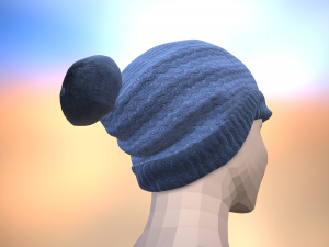 bobble hat Model 3D