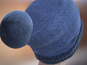 bobble hat Model 3D